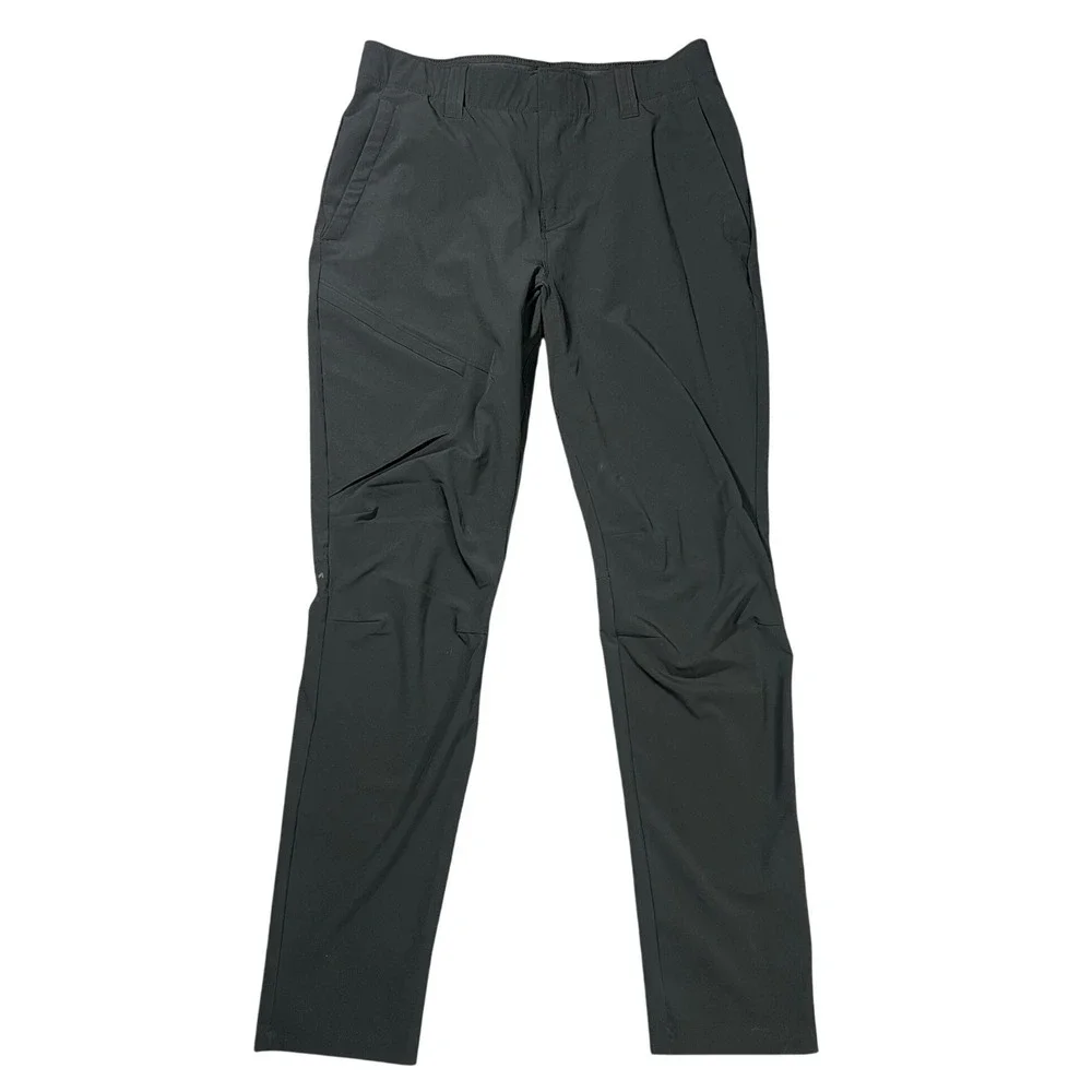 Under Armour Storm Fusion Mens 32 Golf Hiking Pants Fitted Black UPF-50+ 1331851